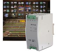 Respicefinem DR-75-24 75W 24V DC Din Rail Power Supply AC/DC Switching PSU Compact Energy Efficient Protection For Lighting Control Security