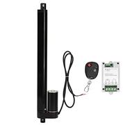 Respicefinem Electric Linear Actuator 300mm Stroke 1000N Force 12V High Speed Linear Motion Actuator with Controller and Remote for Machine Automation Equipment (Actuator with Controller Remote