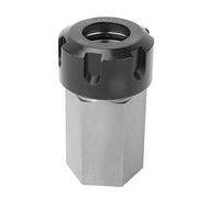 Respicefinem ER25 Collet Block Chuck Collet Holder High Strength Hardened Tool Steel Can Be Upright Through Hole Allows Parts Machining Suitable for CNC Machines Fast Set Ups (RespondentCJTD-02)