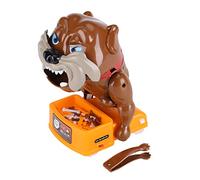 Respicefinem Flake Out Bad Dog Bones Cards Tricky Toy Games for Parent Child Kid Interactive Angry Bulldog Jumping Barking Toy with Non ABS Plastic Ideal for 5+ Years Old C