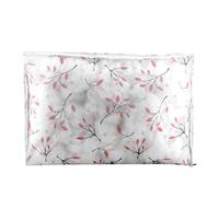 Respicefinem Foldable Clothes Storage Bag and Wear Resistant Suitable for Travel with Four Pattern Designs and 25kg Large Capacity Available in Different Sizes (57 * 40 * 22CM Words of Flowers)