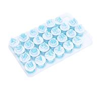 Respicefinem for Alphabet 28×16×4 26Pcs Capital Letter Cutter Plastic Alphabet Fondant Cutters DIY Cake