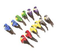 Respicefinem Handmade Artificial Simulated Birds Foam Material Bring And Charming Atmosphere Ideal For Home Garden And Wedding Decoration Set Of 12 Pie