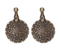 Respicefinem High Durability Thread Cutter Pendant. 0×5. 0×2. 2Pcs Yarn Cutter Pendant Metal Vintage Quick Cutting Portable Thread Cutter for Sewing Round Shape Thread Cutter