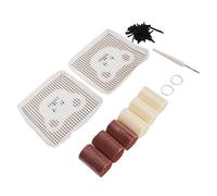 Respicefinem Hook Kit Cup Coaster DIY Set With Lovely Bear Pattern For Home Decoration And Handcraft Ideal For Winter Sharing And Various
