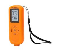 Respicefinem I Paint Thickness Gauge Coating Depth Meter Tester Digital Display 3 Units For Machine Orange (Orange)