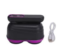 Respicefinem Lint Remover Double Rechargeable High Efficiency 20000rpm LED HD Digital Display for Clothes Sweaters Jackets Pants Scarves Pillows Dolls with 2000mAh Battery 50ML Cap (Grey)