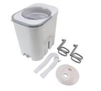 Respicefinem Manual Clothes Washer Energy Saving Portable Hand Crank Rotary Washing Machine For Dormitory Small Apartment Lightweight And Compact Design