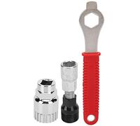 Respicefinem Mountain Bike Flywheel Remove Installation Cone Pulley Rotating Sleeve Cassette Wrench Professional Bicycle Repair Tool Kit for Easy Disassembly and Installation with