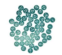 Respicefinem Numbered Label for Farm Livestock and Beekeeping Management Durable Green Identification Tags 51 to 100 (Green)