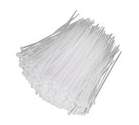 Respicefinem Nylon Cable Ties Self Locking 3 x 100mm Reusable Wire Ties for Home Office Garage Workshop 1000 Pack White