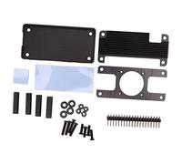 Respicefinem Passive Cooling Case Fast Heat Conduction Aluminum Alloy Small Size Passive Cooling Enclosure For Electronic Instruments (Colorful Pin Header)