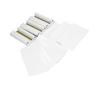 Respicefinem Photo Paper Set for Selphy CP1300 CP1500 CP1200 CP1000 with 3 Colour Ink Cartridges and 108 Sheets 4 6 Inch Photo Paper for Printing Long Lasting Colourful Photos with High