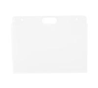 Respicefinem Plastic Art Portfolio Bag Lightweight with Handle for Storing Posters Drawings Sketches Photography Artwork Large Capacity Frosted PP Material
