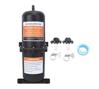 Respicefinem Pre Pressurized Accumulator Tank Offers Universal Compatibility and Longevity Enhancement for RV Marine Food and Liquid Systems 1L 125PSI 1/2in MNPT with 2 Clamps