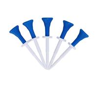 Respicefinem Premium 5 Pcs Adjustable Plastic Golf Tees Pack For Golf Training Supplies Reduce Friction With Soft Rubber Head Cover And Sturdy Wear Material Suitable For Vari
