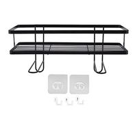 Respicefinem Premium Bathroom Over The Toilet Storage Shelf Space Saver With Hooks Ideal For Storing Bathroom Essentials Crafted From Iron With A Painted Surfac