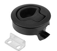 Respicefinem Premium Plastic Round Boat Flush Pull Latch Ideal for Floor Deck Hatch Door And Yacht Accessories Lightweight Portable Anti Rust Sturdy And Durable Easy To Install