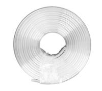 Respicefinem Printer Ink Pipe Hose Tube 3Meter 4 Lines 4 Ways 3mm OD 2mm ID Black Wear HTPE Material Compatible with Solvent/Water Based/Dye/Pigment Ink Suitable for Prin (Transparent)