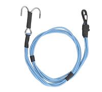 Respicefinem RC Crawler Kinetic Winch Strap with Hooks Elastic Rescue Towing Rope for 1 10 1 8 RC Car High Tensile Strength Stainless Steel Hook Alloy Buckle Durable Lightweight (Blue)