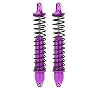 Respicefinem Red Shock Absorbers Rc Car Shock Damper for Xmaxx 1 5 Suitable for Baja Gasoline Rc Car Made of Steel And Aluminum Alloy Environmental Protection Strong And Durabl (Violet)