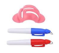 Respicefinem Reinvent Your Golf Experience With The Golf Line Drawing Device Marker Stencil Golf Ball Triple Track 3 Line Marker For Alignment The Set Comes With Three Different (Pink)