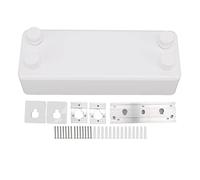 Respicefinem Retractable Clothesline Wall Mounted Heavy Duty 13.8ft Double Laundry Line with Thickened Stainless Steel Rope for Balcony Hotel Indoor Outdoor Use White (White)