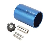 Respicefinem RISK Bicycle Front Fork Headset Star Nut Installation Tool Mounting Sleeve Setting Kit Made Of Aluminum Alloy With Blue Color And Approx 110g Weight Suitable For