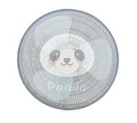 Respicefinem Round Electric Fan Guard Dust Cover for Pedestal Fan Summer Washable Safety Fan Cover Net Mesh for Kids Bunny L 45cm 17 7in A Lightweight Polyester Cover That Pr (Panda S)