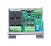 Respicefinem RS485 Relay Module With 4 Channels And Housing Ideal For Industrial Control Components Offers Parallel Device Connection Excellent Performance And P