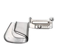 Respicefinem Sewing Machine Lockstitch Presser Foot Hemmer Rolled Hem Binding Attachment for Home Textile Curtain 3CM - Stainless Steel Durable Hemming Tool for Curtains Bed (4CM)