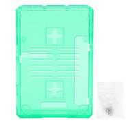 Respicefinem Shell Protective Frosted Box Case Cover Made of ABS for 3B 3B+ D Style with Screw Ideal for Various Uses Available in Four Colors Gree (Green)