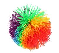 Respicefinem Silicone Construction Stress Relief Rainbow Colorful Sensory Toy Ball Shape