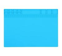 Respicefinem Silicone Heat Resistant Soldering Electronic Repair Mat Maintenance Insulation Padlight Blue (Look at The end of I1QBw-13)