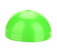 Respicefinem Soccer Training Cone 5PCS Football Barriers Plastic Marker Holder Accessory Yellow Bright Color Eye Catching PP Material Stable Bottom Design Semi Ball (Green)