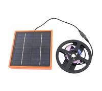 Respicefinem Solar Plant Grow Light Strip 5W Full Spectrum Solar Powered LED Light for Indoor Outdoor Gardening Balcony Greenhouse 3 Meters Long High Luminous Flux (3M)