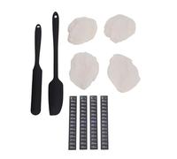 Respicefinem Sourdough Starter Set with Strip and Cloth Cover Efficient Bread Baking Kit Ideal for 3in to 4in Jars Offers Multifunctional Covers and Temperature Monitoring for A Gr