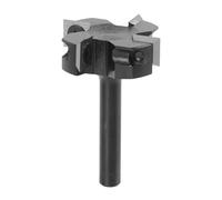 Respicefinem Spoilboard Surfacing Router Bit with 4 Flute Carbide Cutting Edges High Strength Construction for Woodworking Projects 8mm Shank Planing Bit ### ：