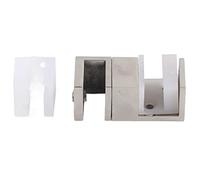 Respicefinem Stainless Steel Adjustable Anti Sliding Door Bottom Guide Holder Ideal for Office and Household Use Made of Safe and Non Material That