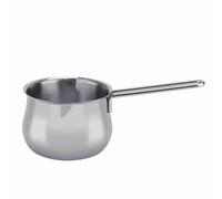 Respicefinem Stainless Steel Milk Pot with Double Pouring Spout 800ml Capacity for Melting Butter Chocolate Cheese Caramel Baking and Heating Milk