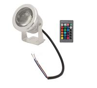 Respicefinem Submersible LED Pond Light RGB Color Changing Remote Control Spotlights for Swimming Pools Garden Fountains Decor 12V IP68 Underwater Fountain Lighting