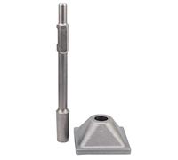 Respicefinem Tamper Shank Compactor Plate Shockproof Hex Rammer for Concrete Stone Breaker Hammers Strong and Durable for All Foundations and Construction Work Such As Curbs