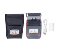 Respicefinem Thermal Receipt Printer Bluetooth Wireless Mini Bill Printer Compatible Pocket Ticket Printing Machine for Android 58mm With Storage Bag Clear Printing Wide (Without Case)