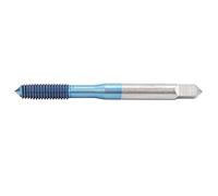 Respicefinem Thread Tap Nano Blue Coating Tungsten Steel Metric Straight Handle Machine Tapping Tool M5 High Efficiency Tapping with Clear Threads Suitable for Repair Furniture A (M6)