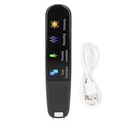 Respicefinem Title Portable Translation Pen Multi Language Support Portable Solution For Language Learning And On The ABS Material A15S Model Built In Rechargeable Lithium (Black)