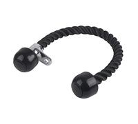 Respicefinem Tricep Rope Pull Press Down Push Pull Cord Multi Gym Lat Bar Cable Attachment For Weight Stack Cable Equipment Optimise Tricep Contraction Heavy Braided Nylon With