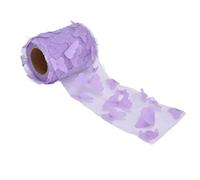 Respicefinem Tulle Rolls Elegant Style Three Dimensional Pattern Bright Colors Ribbon for Decorating Weddings, Parties and DIY Crafts in Light Purple (Light Purple)