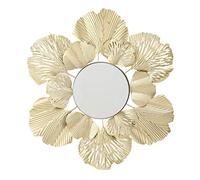 Respicefinem Wall Mirrors Modern Simple Decorative Colorfast Ginkgo Leaf Wall Mounted Mirrors Ideal For Bedroom Living Room Study Office Hall Hot (B Type)