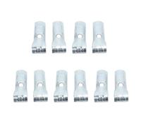 Respicefinem Water Pipe Clamp 5 Sets Aluminum Plated Zinc Poultry Chicken Farming Water Supply Pipe Fixing Clip Rust Metal Line Hanger Hook for Breeding Systems