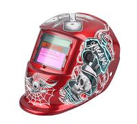 Respicefinem Welding Helmet Auto Darkening Solar Powered Wide 22 18 28cm Coverage For Arc Tig Mig Grinding Work Efficient Face And Neck Protection